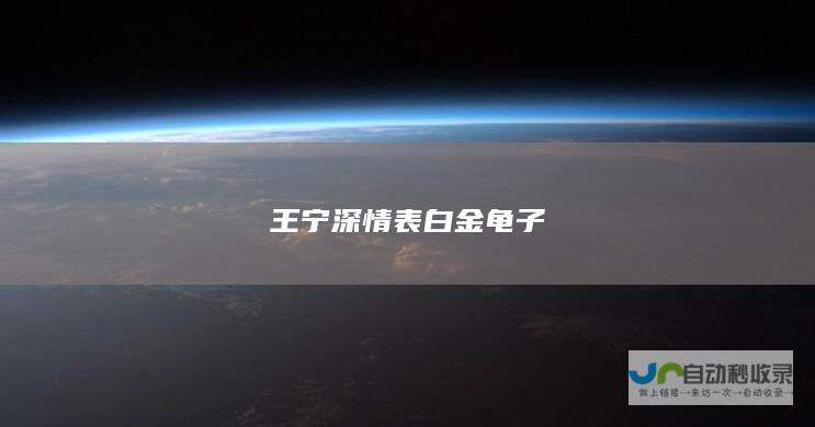 王宁深情表白金龟子