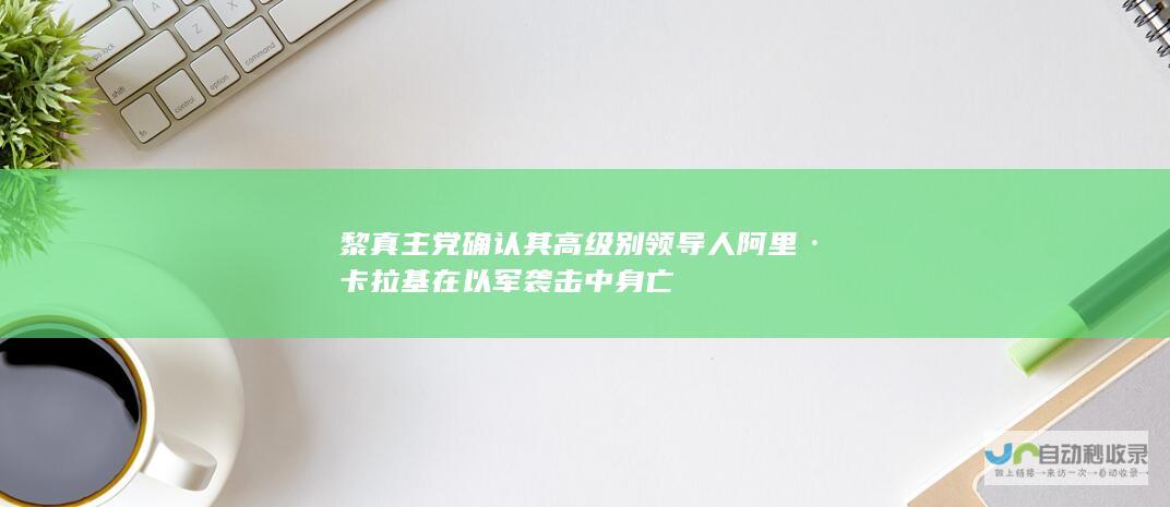 黎真主党确认其高级别领导人阿里·卡拉基在以军袭击中身亡