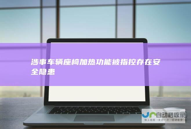 涉事车辆座椅加热功能被指控存在安全隐患