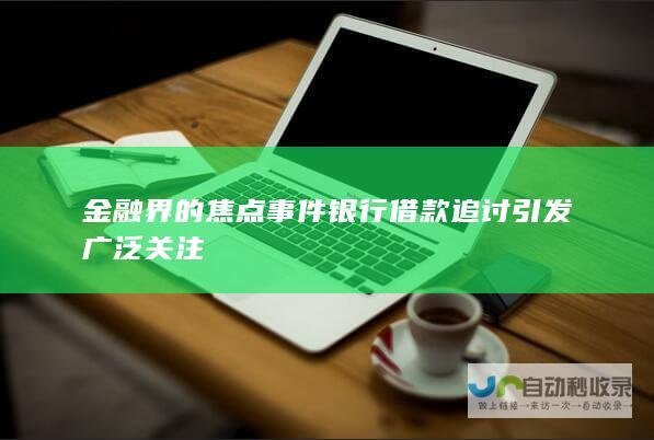 金融界的焦点事件 银行借款追讨引发广泛关注