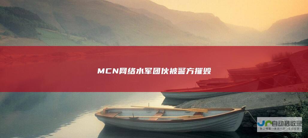 MCN网络水军团伙被警方摧毁