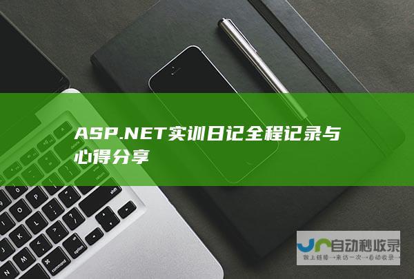 ASP.NET实训日记全程记录与心得分享