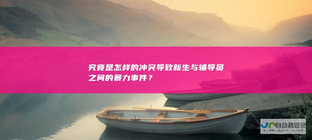 究竟是怎样的冲突导致新生与辅导员之间的暴力事件？