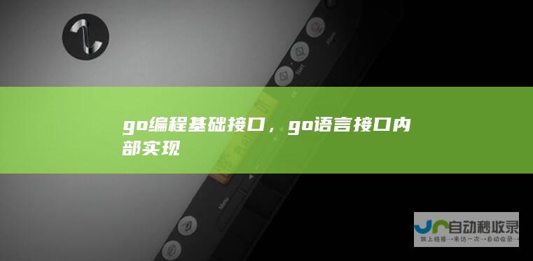 go编程基础接口，go语言接口内部实现