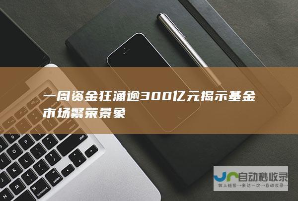 一周资金狂涌逾300亿元揭示基金市场繁荣景象