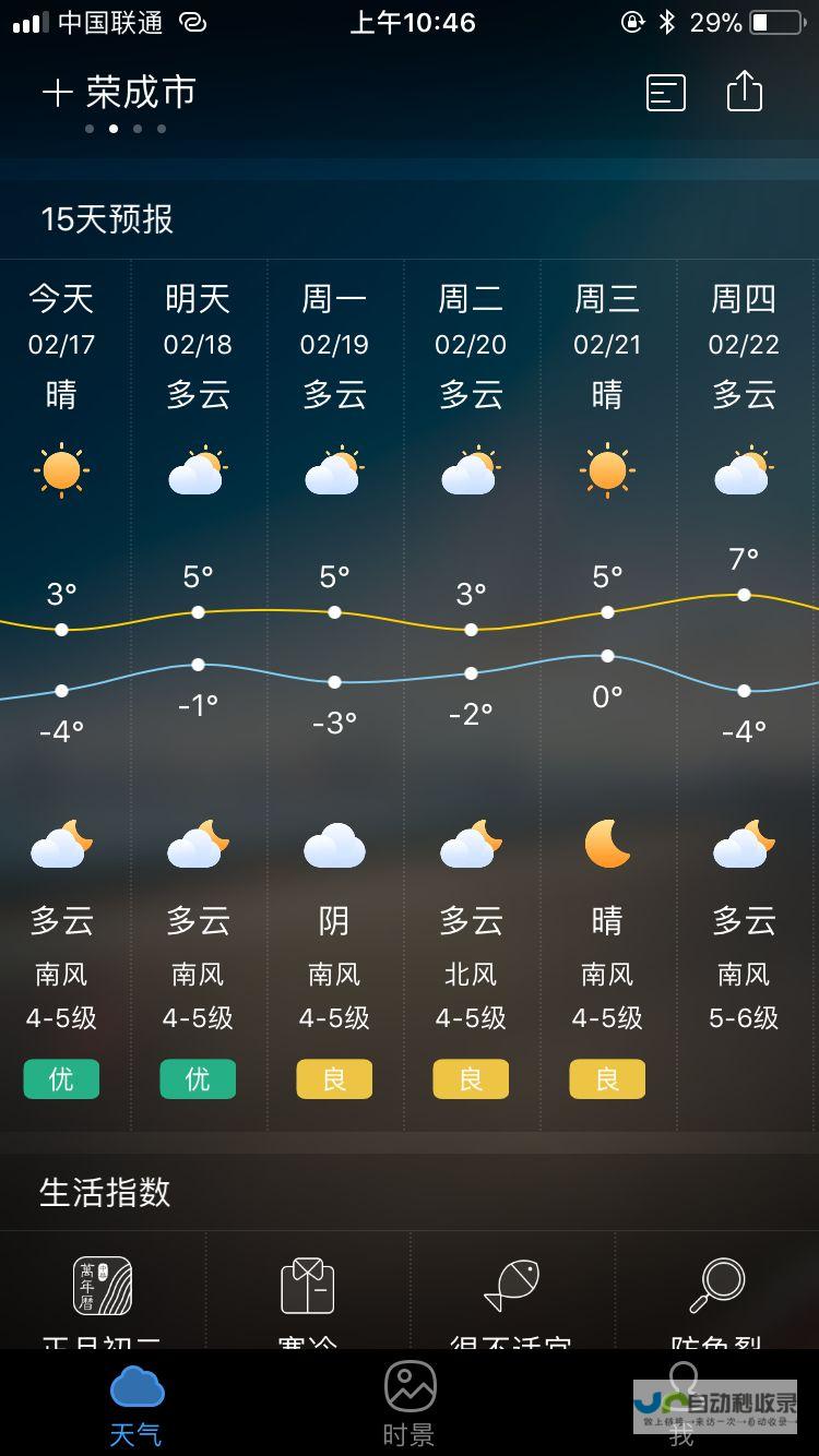 荣城天气预报电话详解