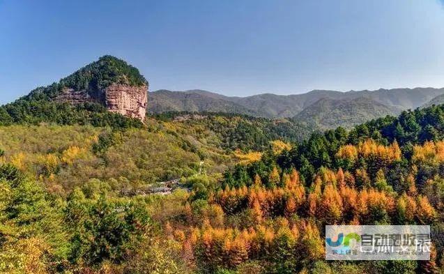 麦积山的独特风景 一