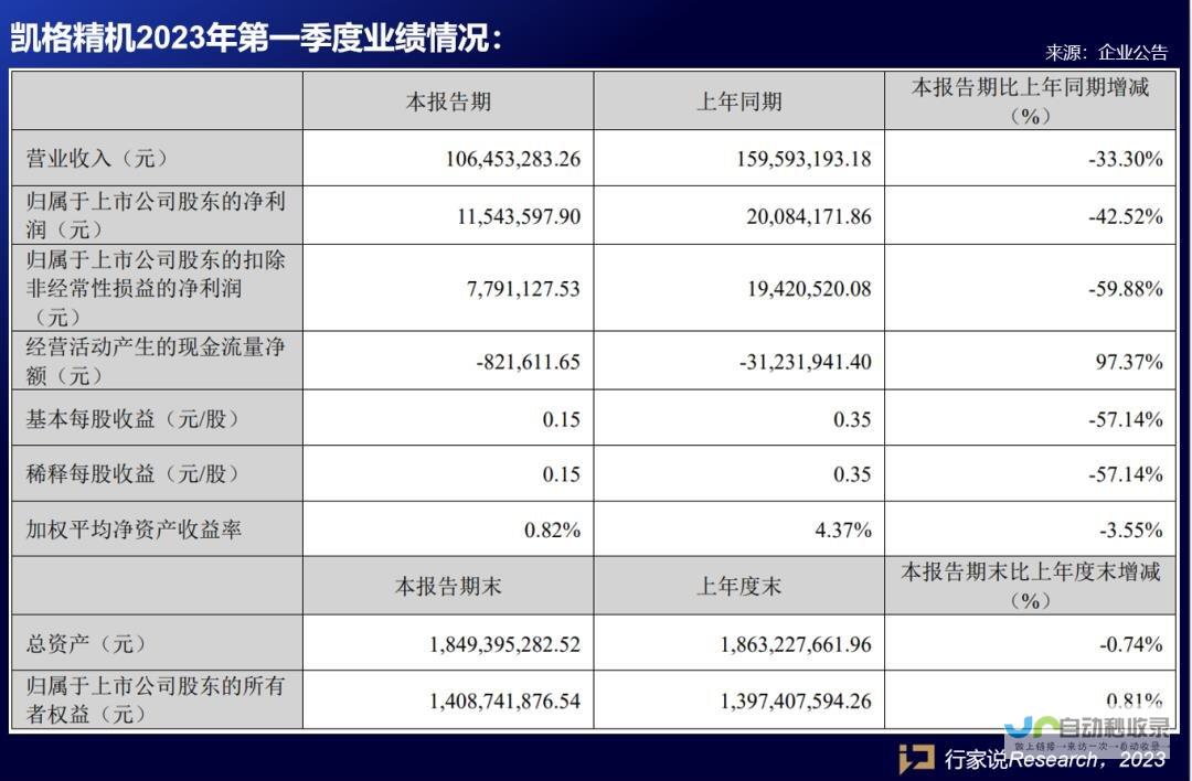 业绩分析与未来展望