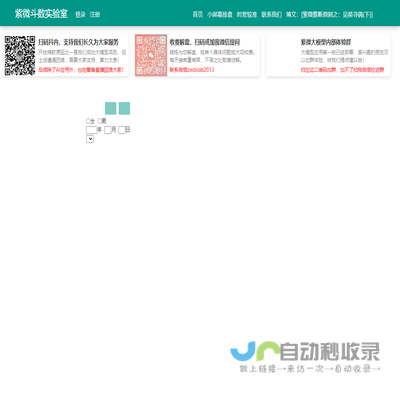 紫微斗数在线排盘