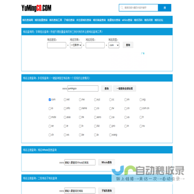 域名批量查询,域名查询工具