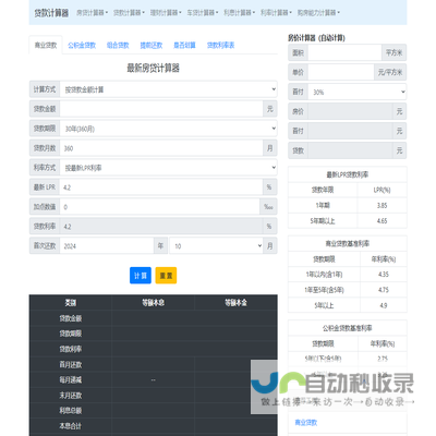 房贷计算器2024年最新版