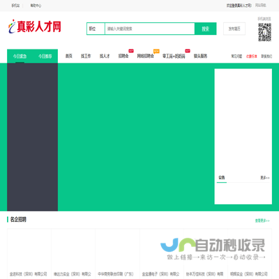 真彩人才网
