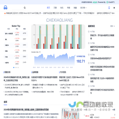 2024年9月汽车销量排行榜