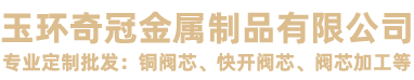 玉环奇冠金属制品有限公司/铜快开阀芯